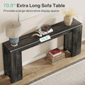 70.9 Inch Console Sofa Table for Living Room, Entryway, and Hallway