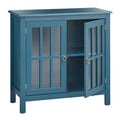 Portland 2 Door Glass Cabinet by Simple Living